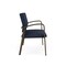 Lesro Newport 2 Seat Tandem Seating Metal Frame No Center Arms, Bronze, RF Blueberry Upholstery NP1501 - alternate 3